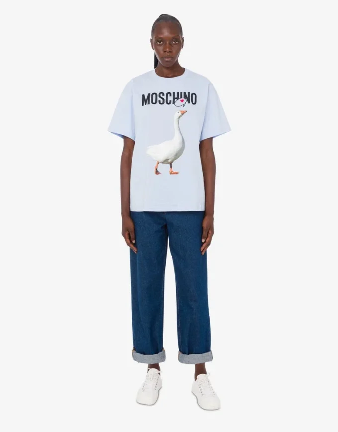 Goose organic cotton jersey T-shirt