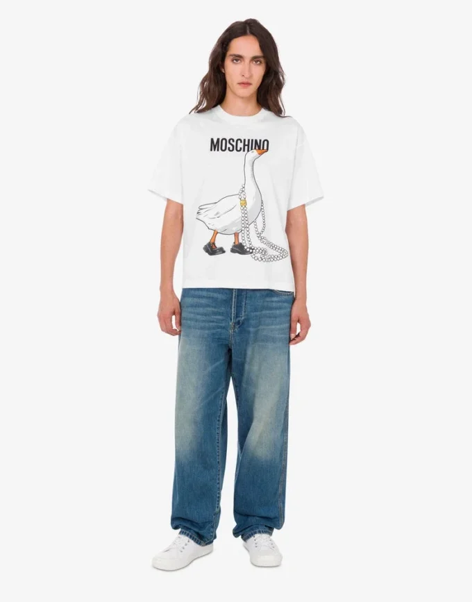 Goose organic cotton jersey T-shirt
