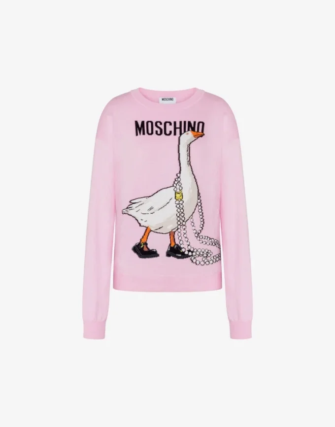Goose pure cotton pullover