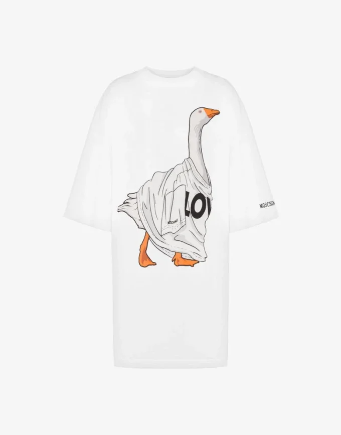 Heavy cotton oversize dress Goose
