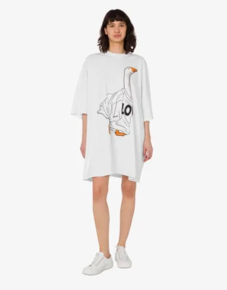 Heavy cotton oversize dress Goose