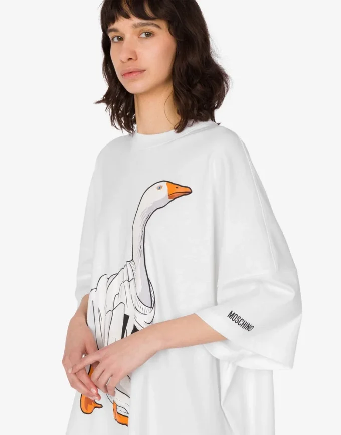 Heavy cotton oversize dress Goose