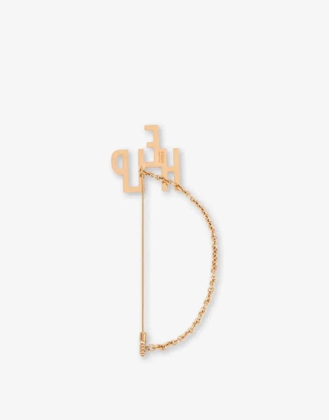 HELP Chain Brooch