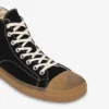 High canvas trainers