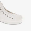 High canvas trainers