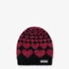 Inlaid mohair blend hat