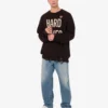Inlaid shetland wool pullover