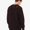 Inlaid shetland wool pullover
