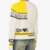 Intarsia wool blend pullover
