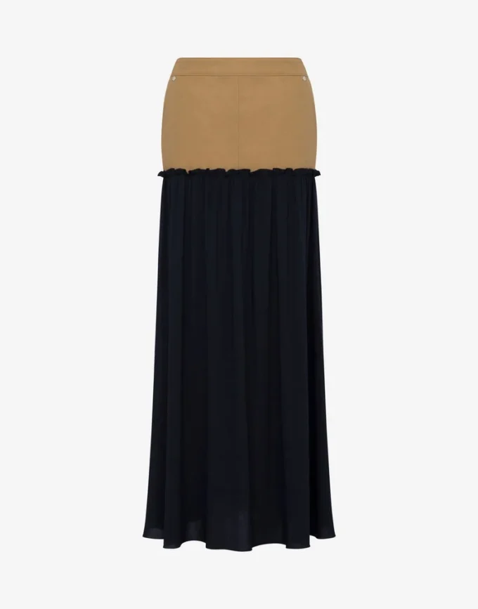 Cotton twill skirt