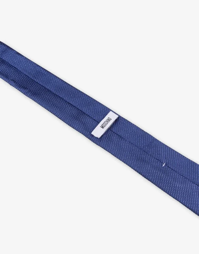 Jacquard silk tie