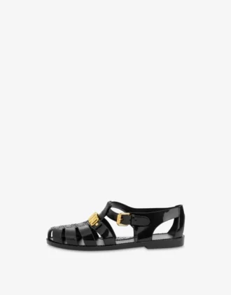Jelly sandals with Lettering logo