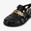 Jelly sandals with Lettering logo
