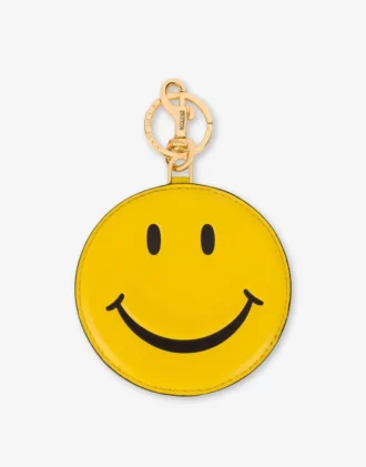 Keychain in nappa Smiley®