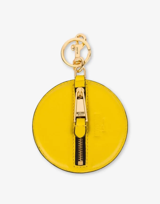 Keychain in nappa Smiley®