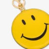 Keychain in nappa Smiley®