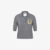 Knit Polo Shirt Laurel Crown Logo