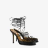 Laced High Calf Sandals