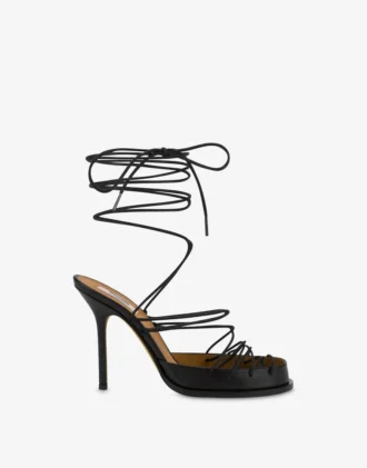 Laced High Calf Sandals