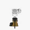 Laced High Calf Sandals