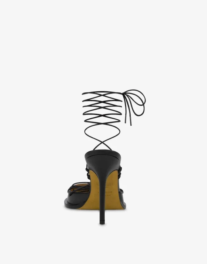 Laced High Calf Sandals