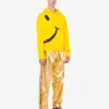 Laminated cotton muslin trousers