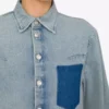 Lightweight cotton denim shirt