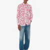 Lightweight cotton poplin shirt with print