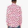 Lightweight cotton poplin shirt with print