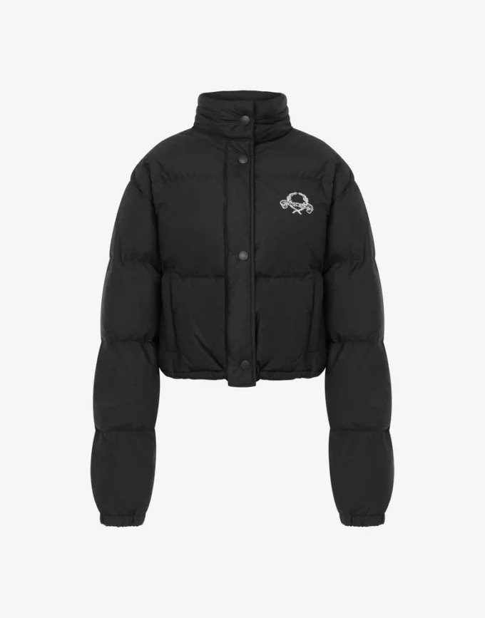 Lightweight Nylon Down Jacket Laurel Crown Logo Lightweight Nylon Down Jacket Laurel Crown Logo