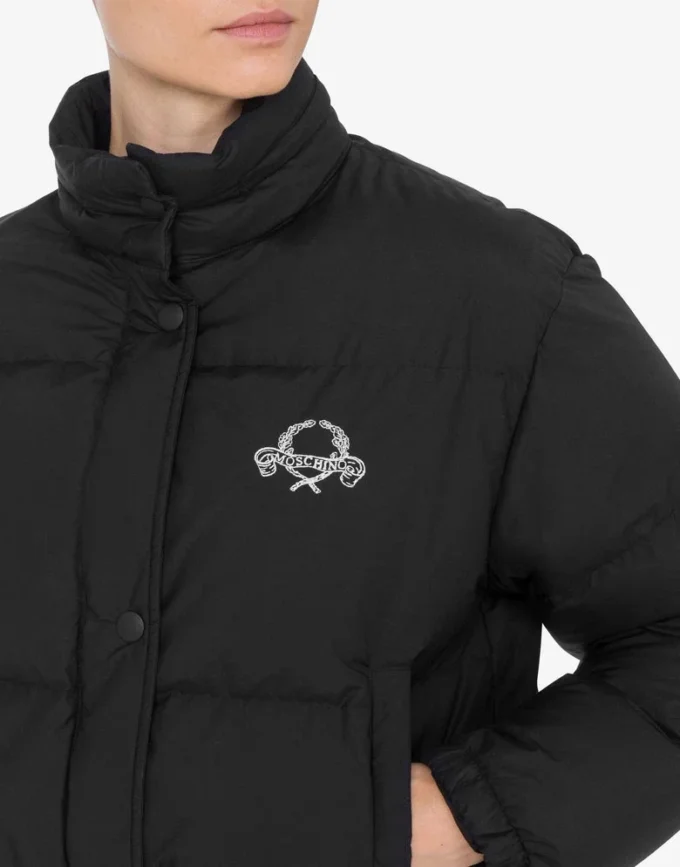 Lightweight Nylon Down Jacket Laurel Crown Logo Lightweight Nylon Down Jacket Laurel Crown Logo