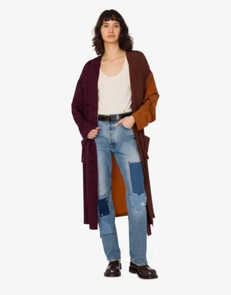 Lightweight silk-blend outerwear