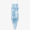 Long skirt with “In the Cloud” print