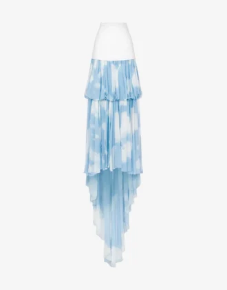 Long skirt with “In the Cloud” print
