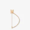 M Chain Brooch