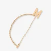 M Chain Brooch