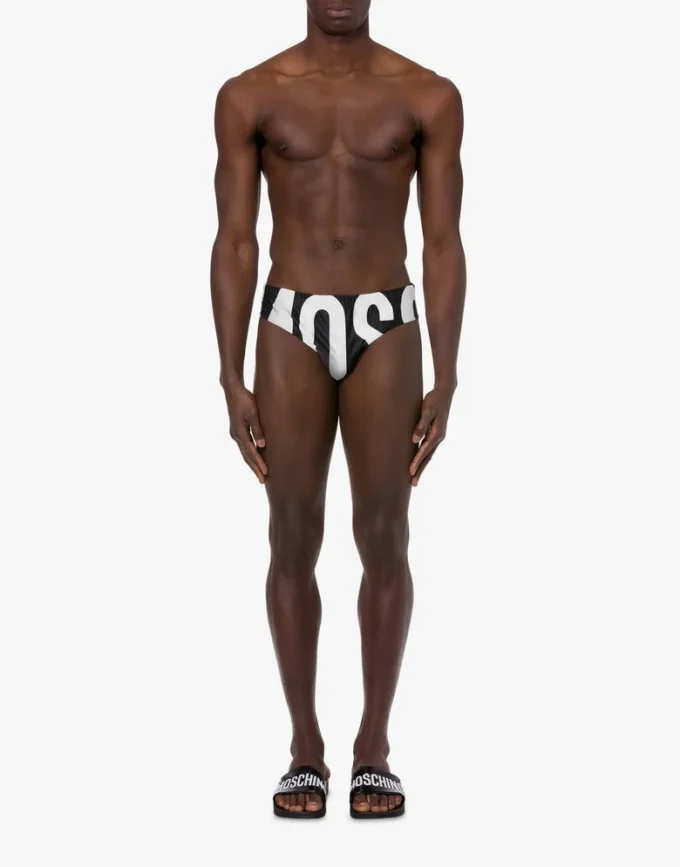 Maxi Logo beach briefs