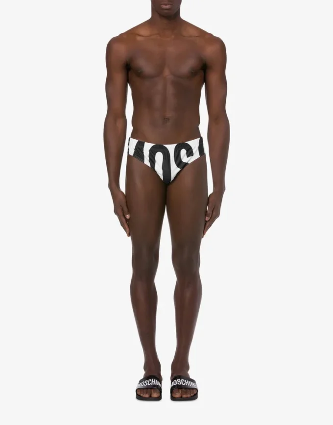 Maxi Logo beach briefs