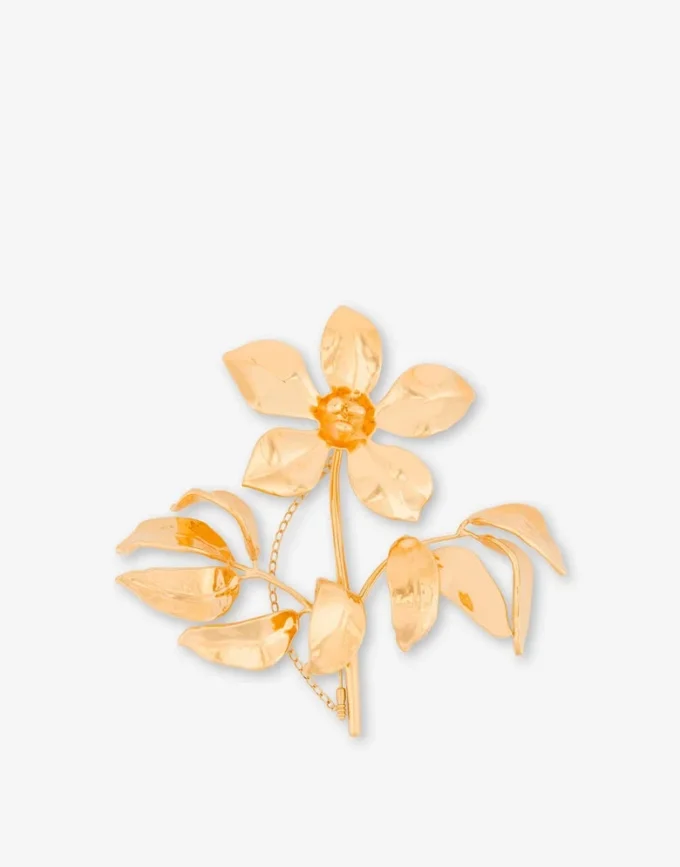 Maxi metal brooch