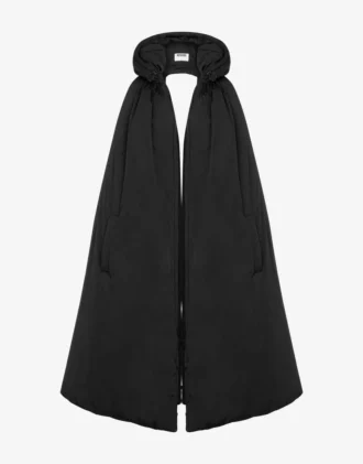 Maxi vest in technical fabric