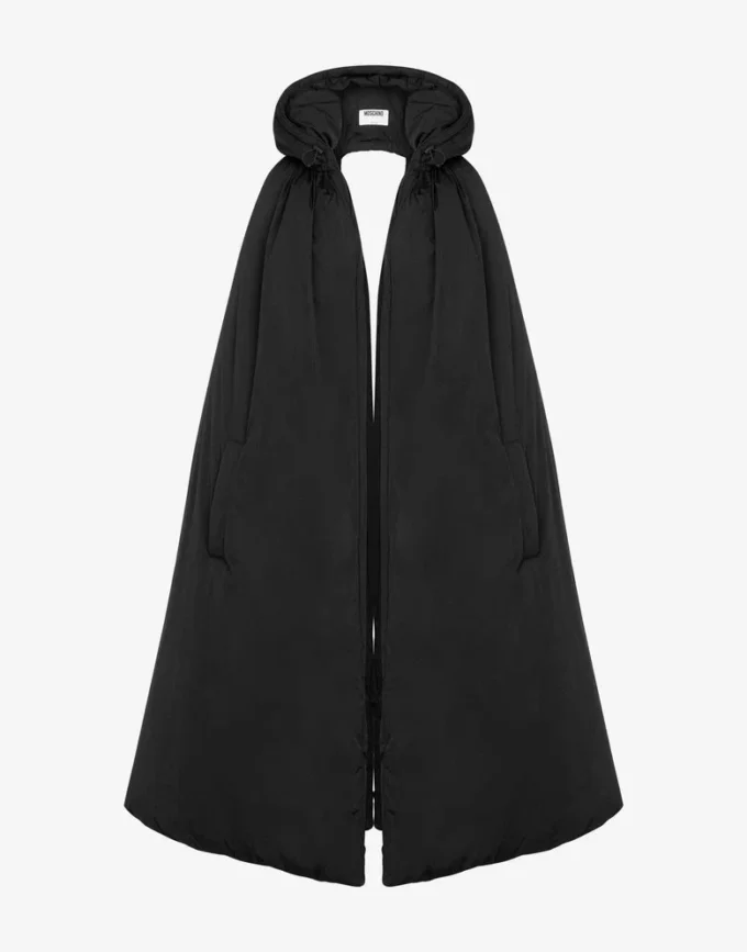 Maxi vest in technical fabric