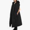 Maxi vest in technical fabric