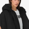 Maxi vest in technical fabric