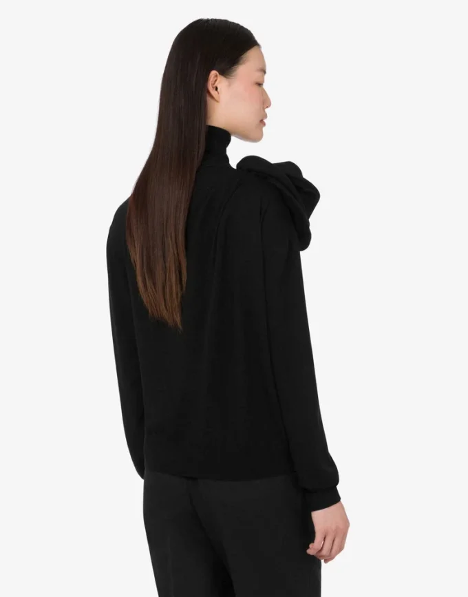 Merino wool turtleneck sweater