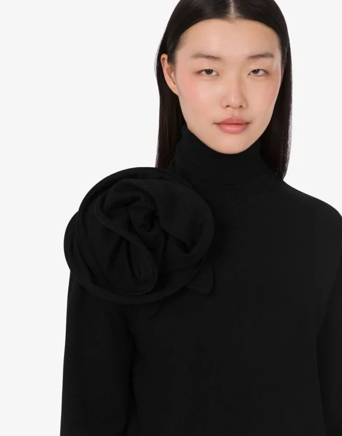 Merino wool turtleneck sweater