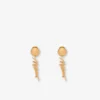 Metal clip-on earrings
