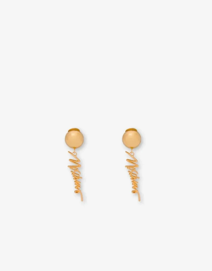 Metal clip-on earrings