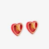 Metal clip-on earrings