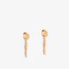 Metal clip-on earrings