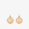 Metal dangle earrings
